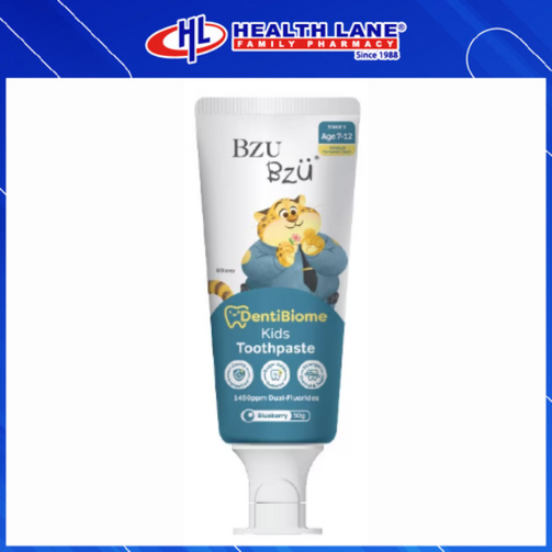 BZU BZU DENTIBIOME KIDS TOOTHPASTE (STAGE 3 - BLUEBERRY)  